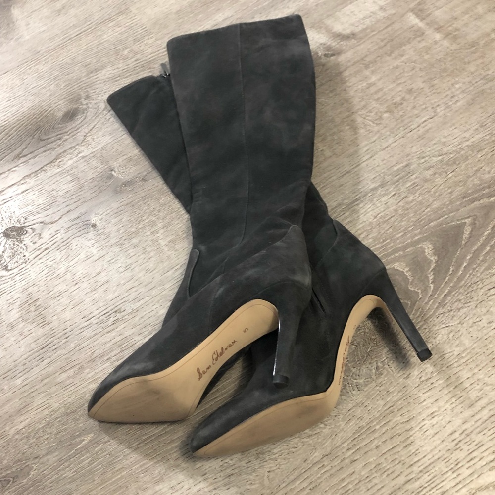 Sam Edelman Olencia Suede Knee High Boots Size 5 - Picture 2 of 8